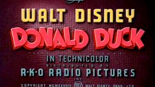 Donald Duck  quotDonalds Nephewsquot 1938  recreation titles [upl. by Latoye]