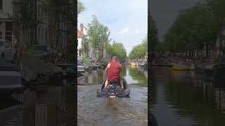 Amsterdam view Shorts automobile aquabike boating [upl. by Ailegra405]