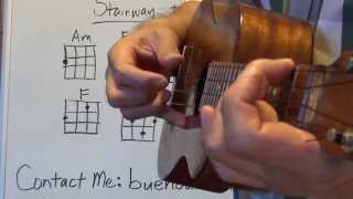 How to play Stairway to Heaven intro Ukulele Lessons [upl. by Lossa]