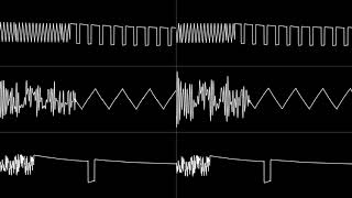 Rob Hubbard  “Sanxion  Loader” Stereo Mix C64 6581 amp 8580 SID Oscilloscope View [upl. by Belloir]