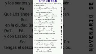 Canto para velorio o novenario de Difuntos ✝️ FOTO LETRA Y ACORDES [upl. by Isoj]