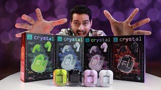 TWS Earbuds from Future ft iGear Crystal All Colors UNBOXING [upl. by Katonah]