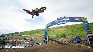 Pro Motocross 450 Class Highlights  Thunder Valley National 2023 [upl. by Adnav]