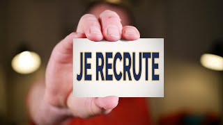 Une offre demploi originale  je recrute [upl. by Ainafetse]