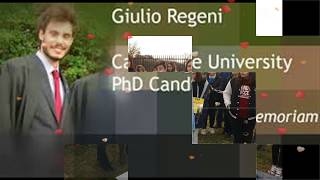 Canzone quotIn nome e in memoria di Giulio REGENIquot  Di Agnese Ginocchio [upl. by Sudnak]