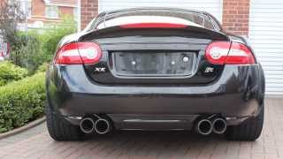 Jaguar XKR Custom Exhaust  Sport Loud [upl. by Eiralih]