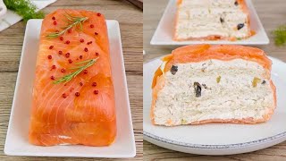 Tronchetto al salmone perfetto per un antipasto squisito [upl. by Varion197]