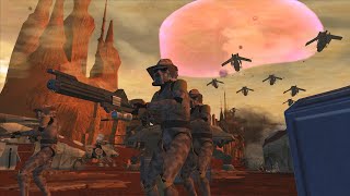 Star Wars Battlefront 2 2005 Mod Review  Landing at Point Rain [upl. by Abby]