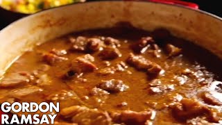 Pork Neck Curry with Mango Salsa  Gordon Ramsay [upl. by Eitsirc643]