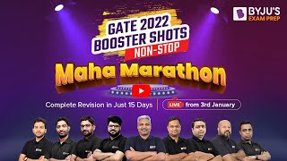 GATE 2022 Maha Marathon  Complete Revision in 15 Days [upl. by Gamber]