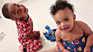 DJ amp KYRIE NIGHTLY ROUTINE  VLOGMAS DAY 3  THE PRINCE FAMILY [upl. by Leilah]