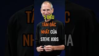 5 Điều Tâm Đắc Nhất Của Steve Jobs  DBDMoney shorts [upl. by Neerak]