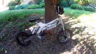 Proto Dirt Bike Electrique avec Alternateur [upl. by Ehtylb192]