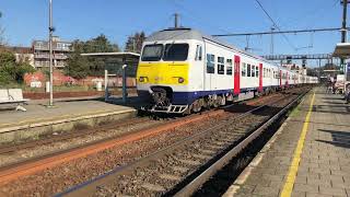 NMBS  SNCB Trains Desrio MW41 MR75 MR80  Lier Geel Olen BE  4K [upl. by Oad848]