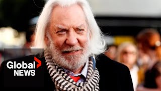 Donald Sutherland dead Legendary Canadian actor dies at 88 [upl. by Ratha]