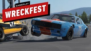 18 Minutes of Wreckfest Gameplay [upl. by Annhej241]