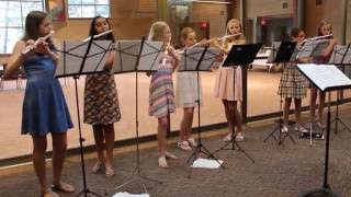 Danse Des Mirlitons from the Nutcracker Suite  Flute Choir [upl. by Say397]