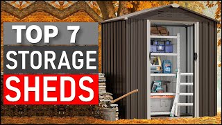 TOP 7 Best Storage Sheds in 2024 [upl. by Engedi]