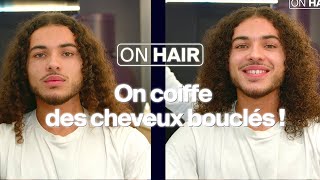 Cheveux homme  Comment coiffer et entretenir les cheveux bouclés  ON HAIR  HORACE [upl. by Kurth650]