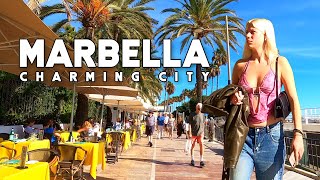 Marbella Spain Charming City November 2023 Update Costa del Sol  Málaga 4K [upl. by Aurelia]