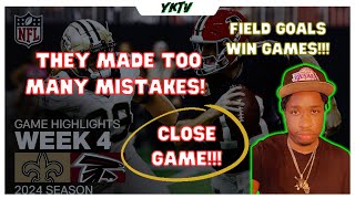 Saints vs Falcons Week 4 Reaction  NFL 20242025 [upl. by Calloway]