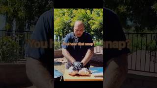 How to spatchcock is part of chef’s video on how to smoke a turkey 🦃 [upl. by Anilem]