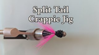 Hand Tied Split Tail Crappie Jig [upl. by Domph]