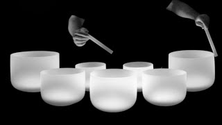 432 Hz Crystal Singing Bowls  Deep Sleep and Positivity Boost [upl. by Ettinger939]