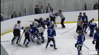 GOJHL  London Nationals vs Port Colborne Sailors [upl. by Lyrpa]