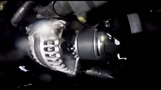 noise in alternator pulley toyota prado [upl. by Rybma]