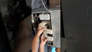 How to open and fix fridge drip water tray fridgecleaning [upl. by Iborian858]