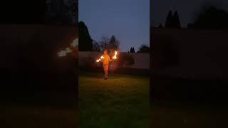 Jonglerie 5 torches feu juggling fire circus [upl. by Filide319]