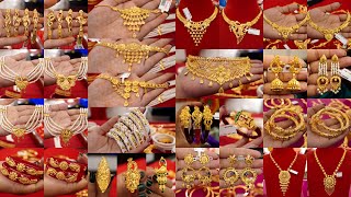 Matro 1 Gram Theke 😍 Biyer Sob Rokom Goyna o Gold Jewellery  Latest NecklaceBalaSakhaRings 4 [upl. by Yrgoerg]