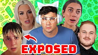 Tana Mongeau EXPOSES Gabbie Hanna Brianna Chickenfry BLACKMAILED BY Zach Bryan Logan Paul v Ludwig [upl. by Karlow]