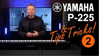 Yamaha P225 Playing Tips  Create A Beautiful 80s Ballad Sound [upl. by Avruch]