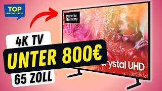 65 Zoll Fernseher unter 800€ Samsung Crystal UHD 4K DU7179 Kaufberatung [upl. by Cattima]