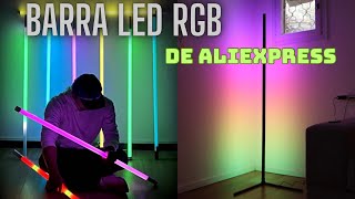 ¡Transforma tu SETUP con esta Barra LED RGB de AliExpress Review y Prueba ledlights aliexpress [upl. by Erdah]