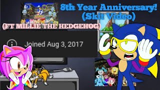 Eight Years Of My Journey Is Better Than Seven Skit FT Millie The Hedgehog [upl. by Airemaj777]