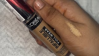 L’Oréal infallible full wear concealer review and unboxing lorealparisindia best concealer [upl. by Naujd]