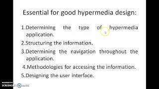 Hypermedia Apllication Design Consideration [upl. by Marko]