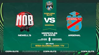 NEWELLS´S vs ARSENAL  COPA ELITE  SEMIS  11v11  PS4 [upl. by Stepha717]