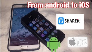 Paano magpasa ng files from Android to iOS Shareit apps [upl. by Lewej]