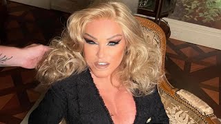 ‘Catwoman’ Jocelyn Wildenstein steps out with fiancé after posting preplastic surgery throwback [upl. by Feldman]