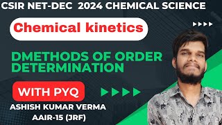 methods of order determination l chemical kinetics [upl. by Eibo]