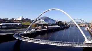 Newcastle Gateshead Aerial Videos Showreel [upl. by Rehptosirhc]