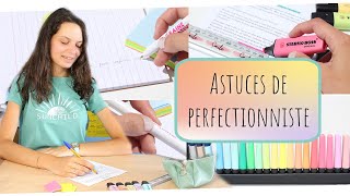 Astuces de perfectionniste 📚 Back To School 2021 [upl. by Airdnahc]