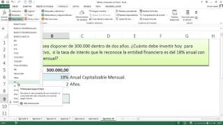 INTERÉS COMPUESTO EN EXCEL  EJERCICIO 10 [upl. by Assile]