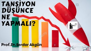 Tansiyon düşünce ne yapmalı PorfDrSerdar Akgün Sağlık Videoları [upl. by Bergen]