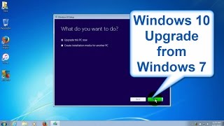 Windows 10 upgrade from Windows 7  Upgrade Windows 7 to Windows 10  Beginners Start to Finish Free [upl. by Hein]