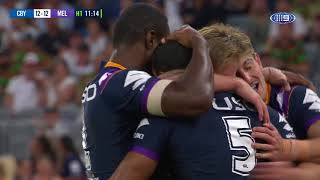 NRL Highlights Canterbury Bankstown Bulldogs v Melbourne Storm  Round 1 [upl. by Labotsirc]